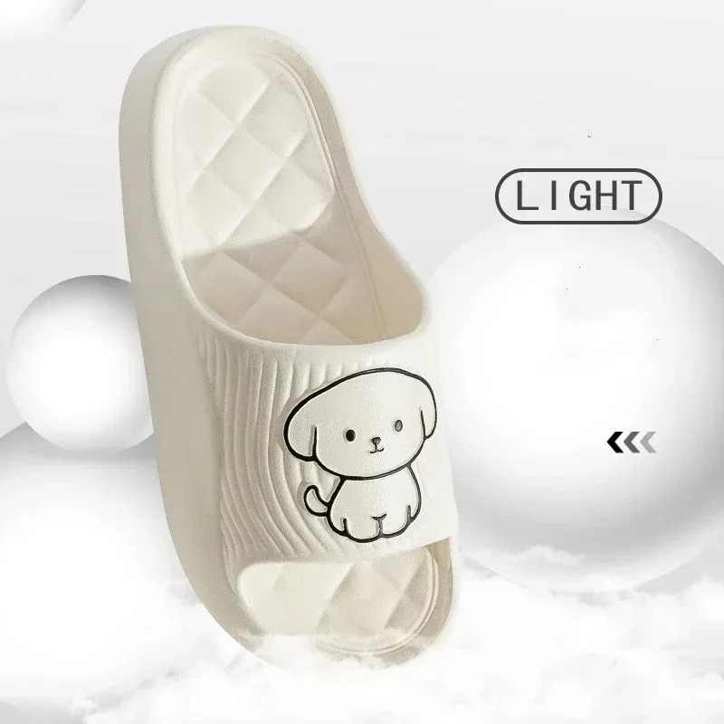 Women Shoes Wedges - Urocze kapcie kreskówkowe, kapcie łazienkowe, klapki