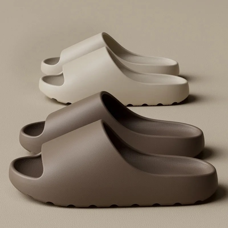 Women Shoes Wedges - Klapki Kokosowe Chmura Grube Podeszwy Letnie