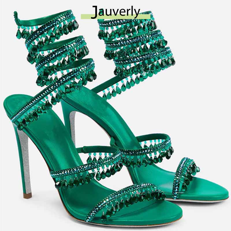 Women'S Shoes Quality - Damskie sandały na wysokim obcasie z