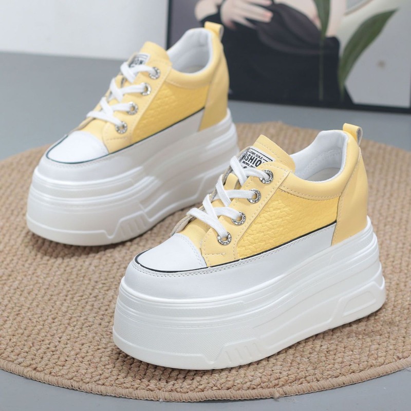 Platform Sneakers Chunky - Nowe buty na platformie typu wedge,