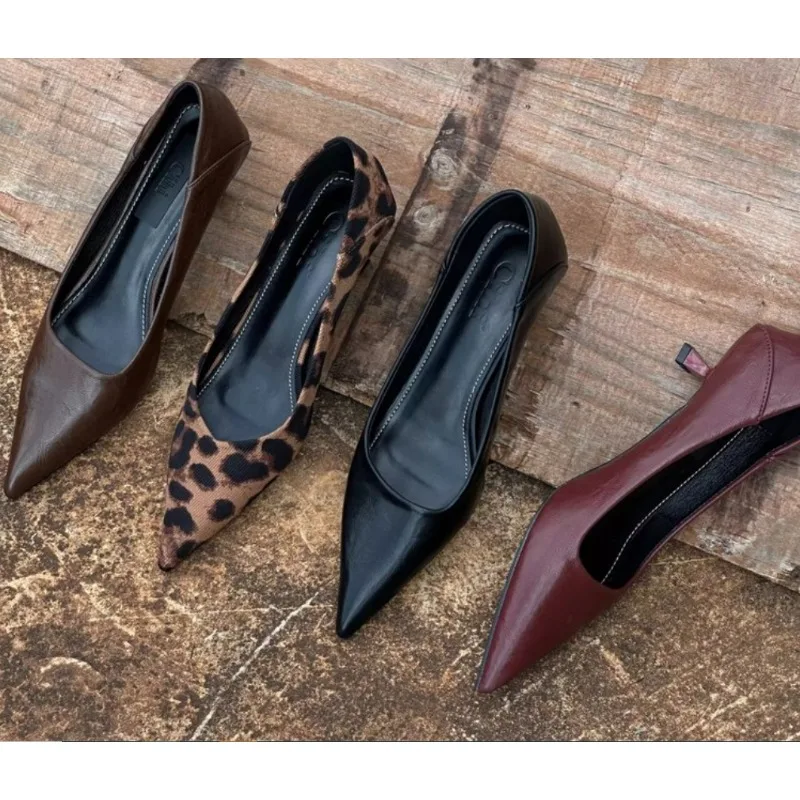 Women'S Shoes Quality - 2024 Kobiety Seksowne Wysokie Obcasy Burgundy