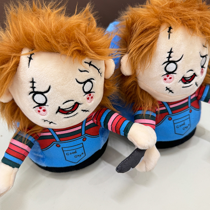 Women Shoes Myer - Halloweenowe Kapcie Pluszowe Michael Myers Chucky