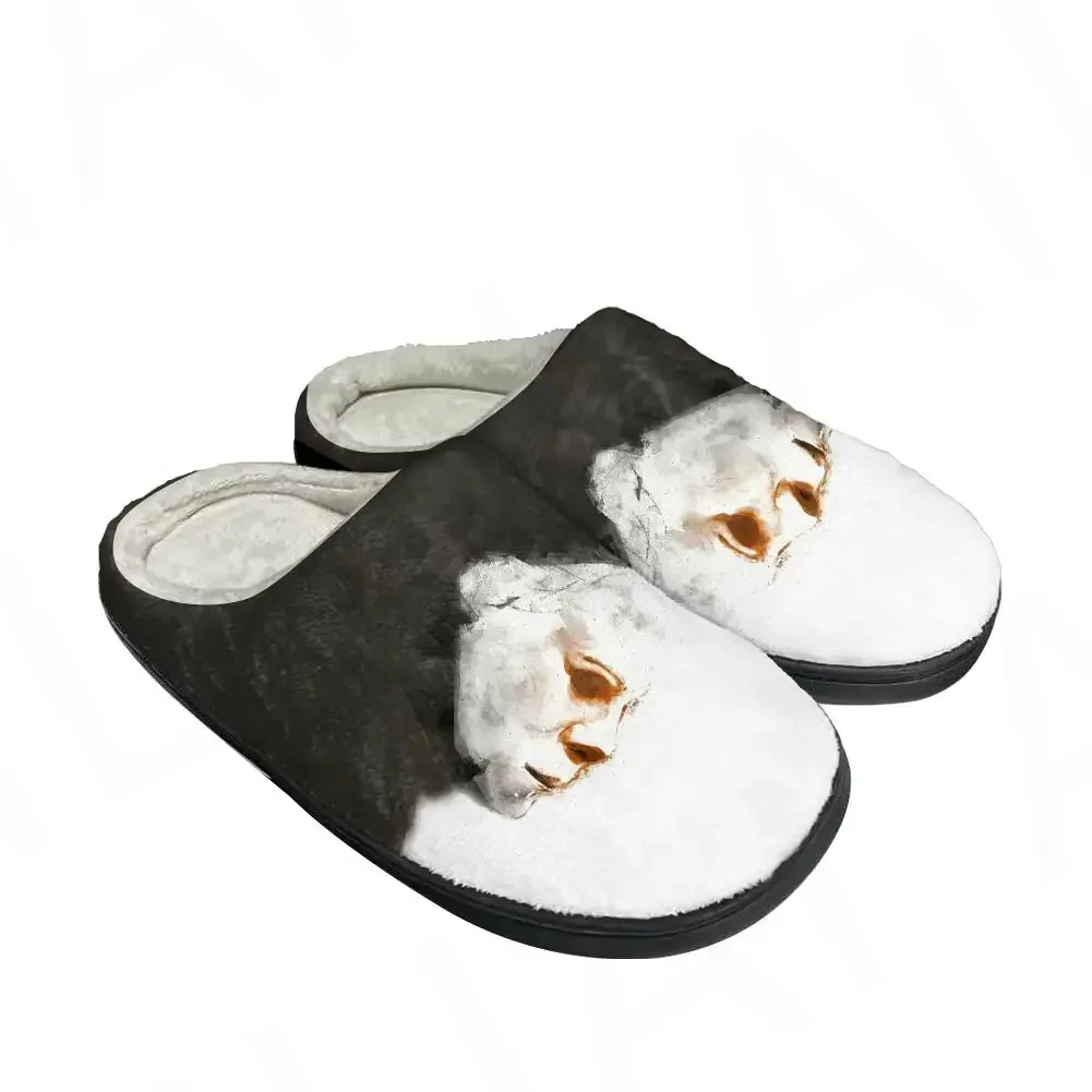 Women Shoes Myer - Modne kapcie z bawełny z motywem