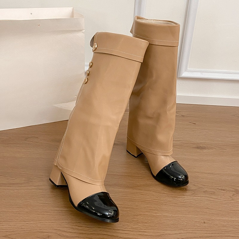 Block Heel Ankle Boots - Botki na jesień/zimę 2025 z okrągłym