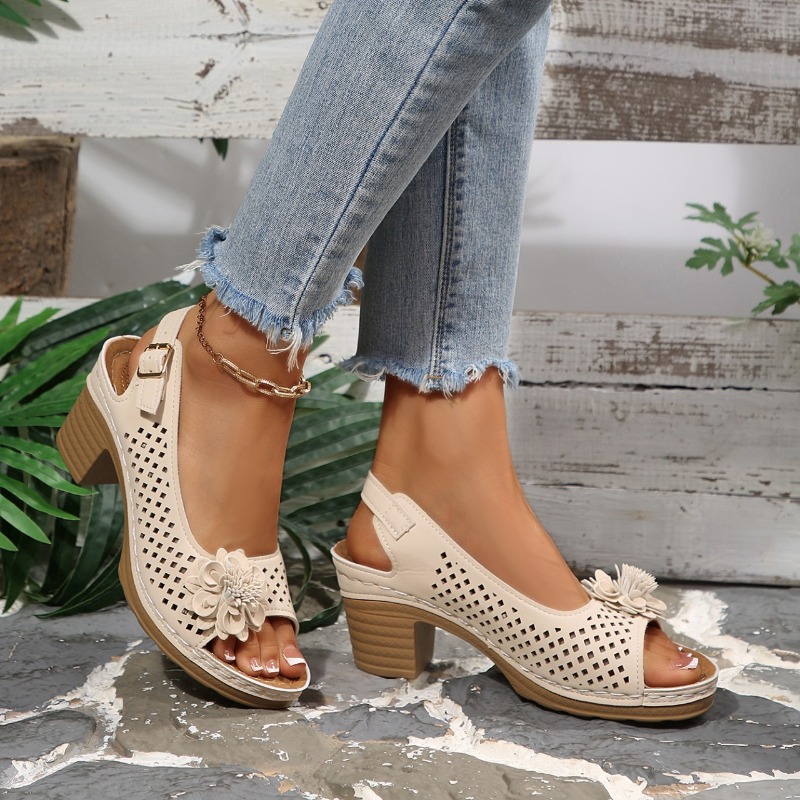 Damskie sandały na masywnym ob – Women'S Shoes Quality recenzja i cena