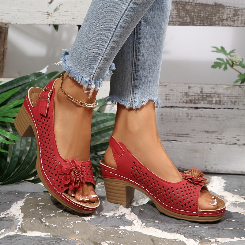 Damskie sandały na masywnym ob – Women'S Shoes Quality recenzja i cena