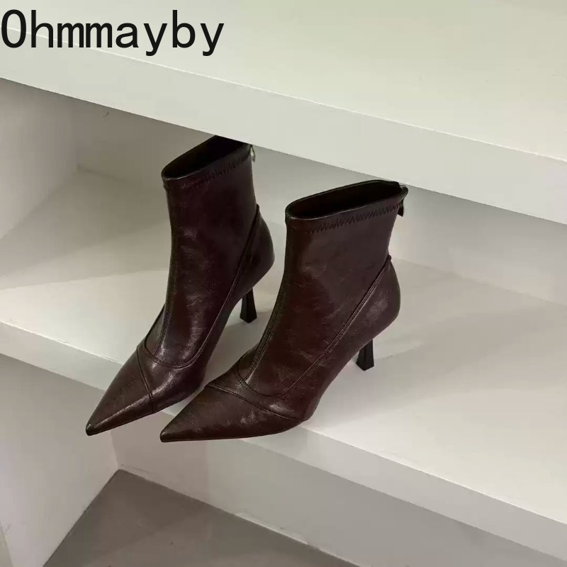 Zimowe Botki Damskie na Grubej – Block Heel Ankle Boots recenzja i cena