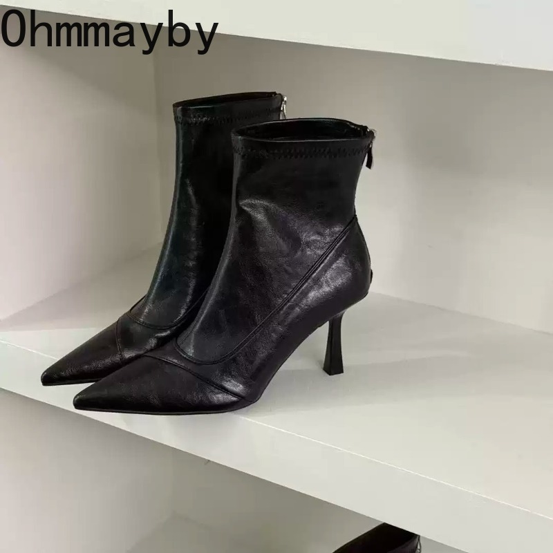 Zimowe Botki Damskie na Grubej – Block Heel Ankle Boots recenzja i cena