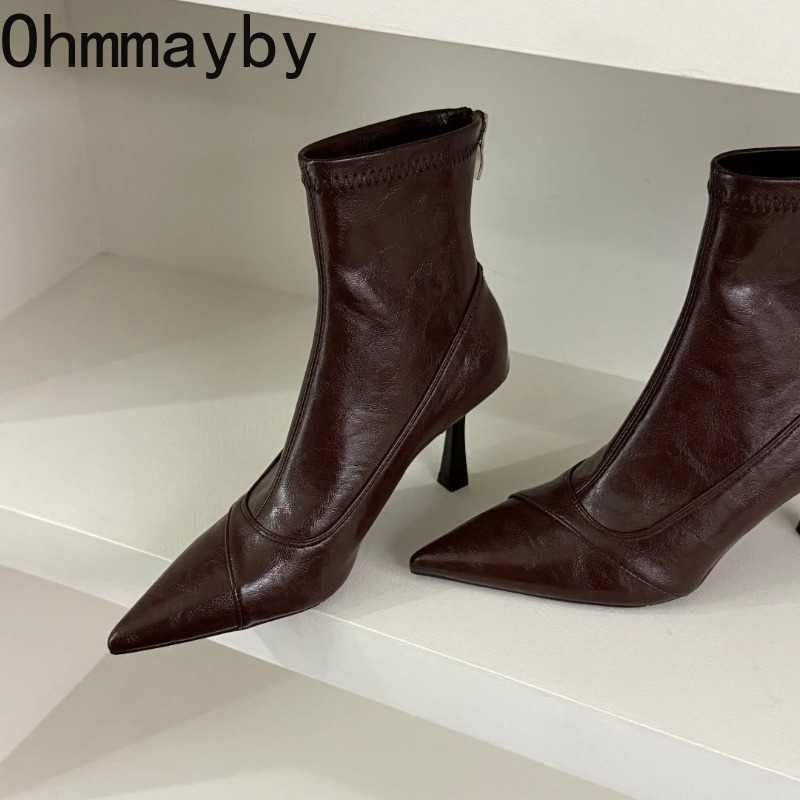 Zimowe Botki Damskie na Grubej – Block Heel Ankle Boots recenzja i cena