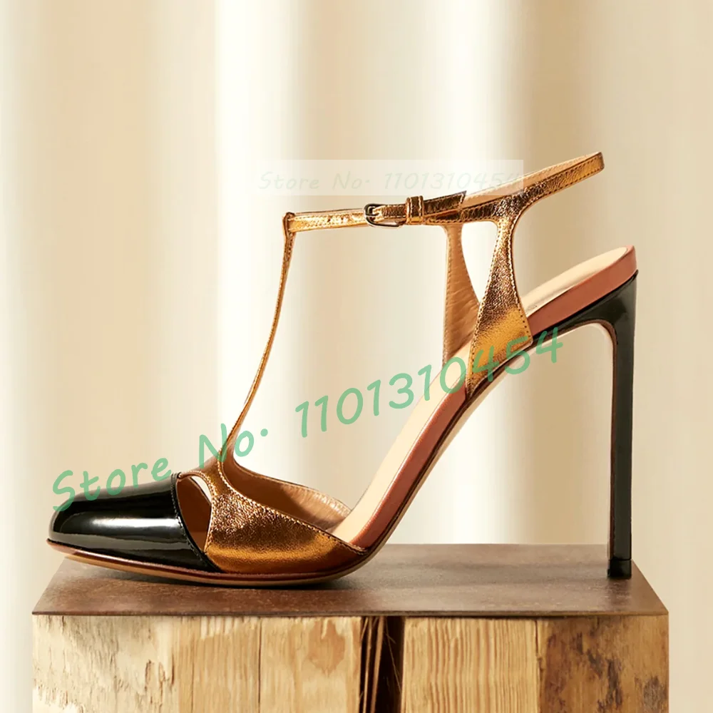 Dwutonowe sandały T-bar dla ko – Women'S Shoes For Work recenzja i cena