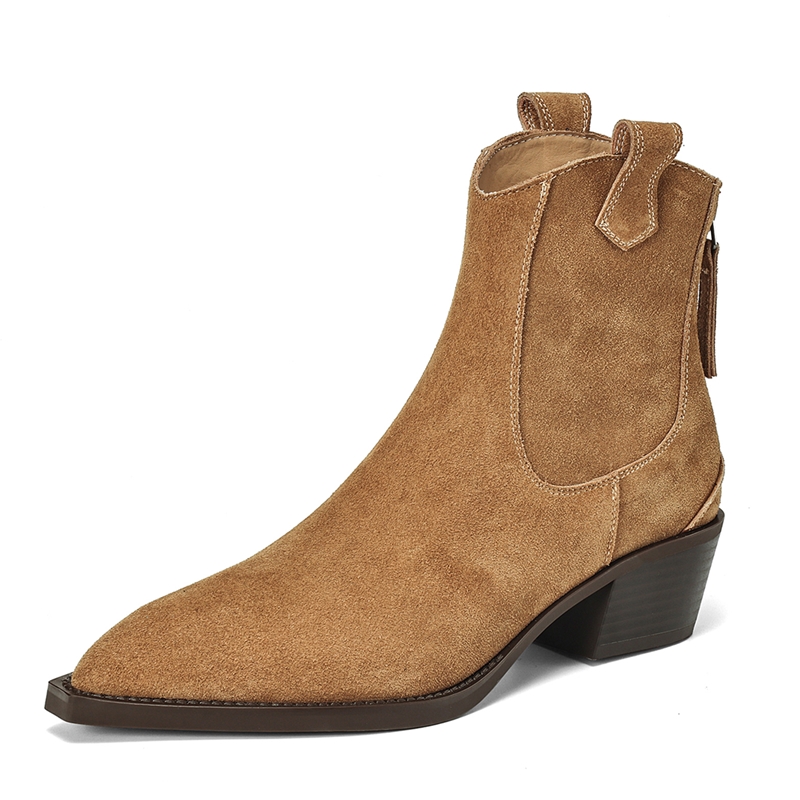 Botki damskie AIYUQI 2026, now – Block Heel Ankle Boots recenzja i cena