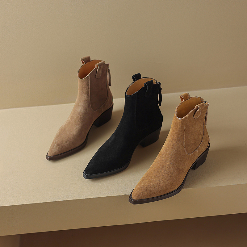 Botki damskie AIYUQI 2026, now – Block Heel Ankle Boots recenzja i cena