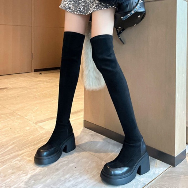 Damskie kozaki za kolano na pl – Block Heel Ankle Boots recenzja i cena