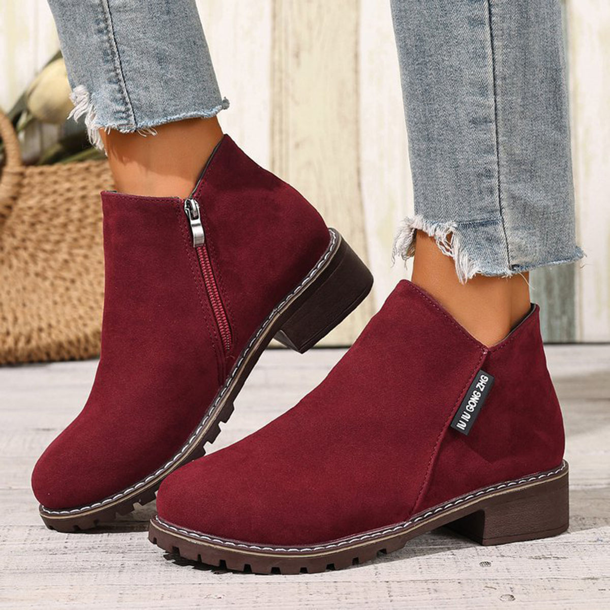 Damskie botki na jesień i zimę – Block Heel Ankle Boots recenzja i cena