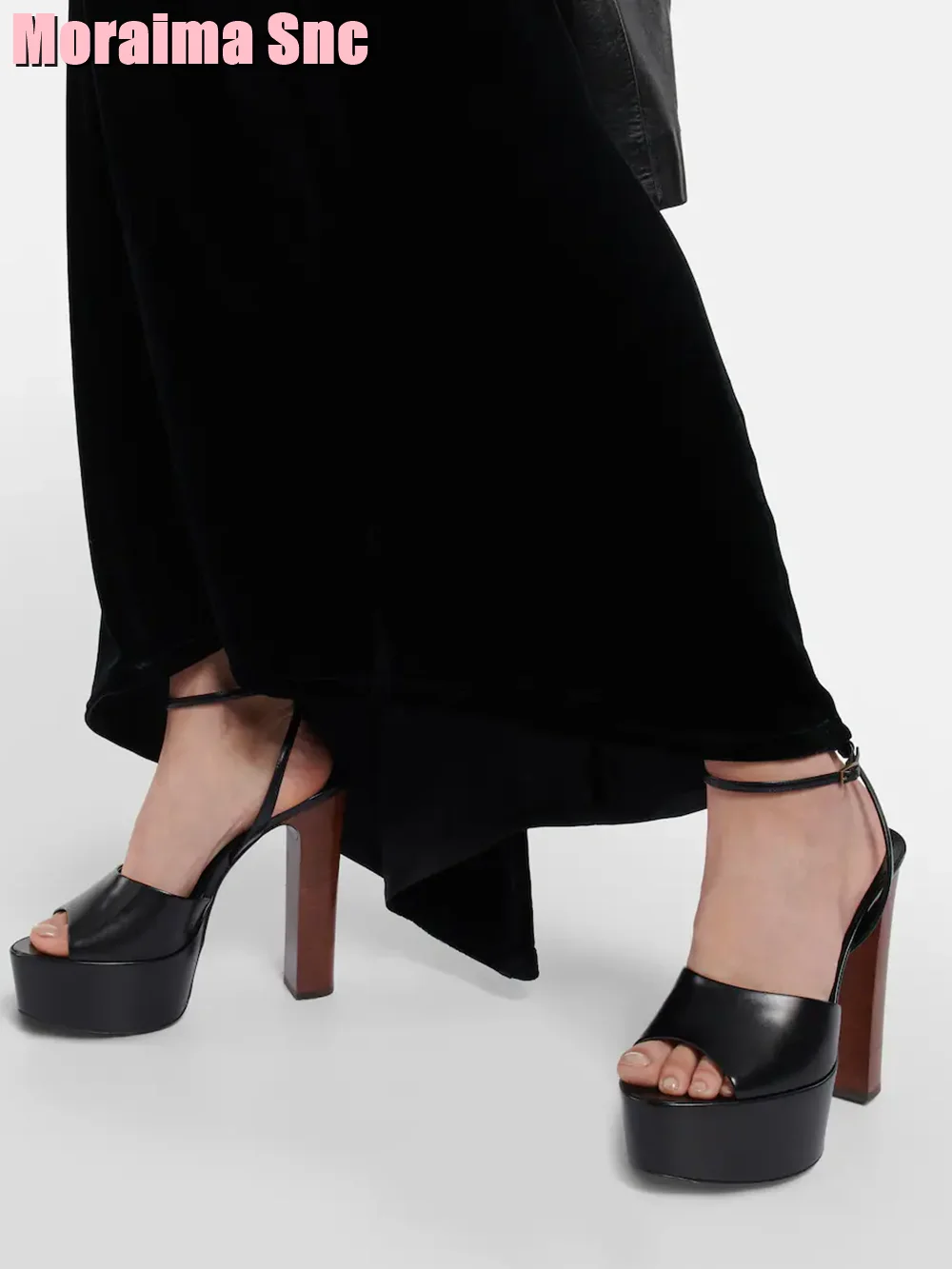 Peep Toe sandały lakierowane n – Block Heel Ankle Boots recenzja i cena