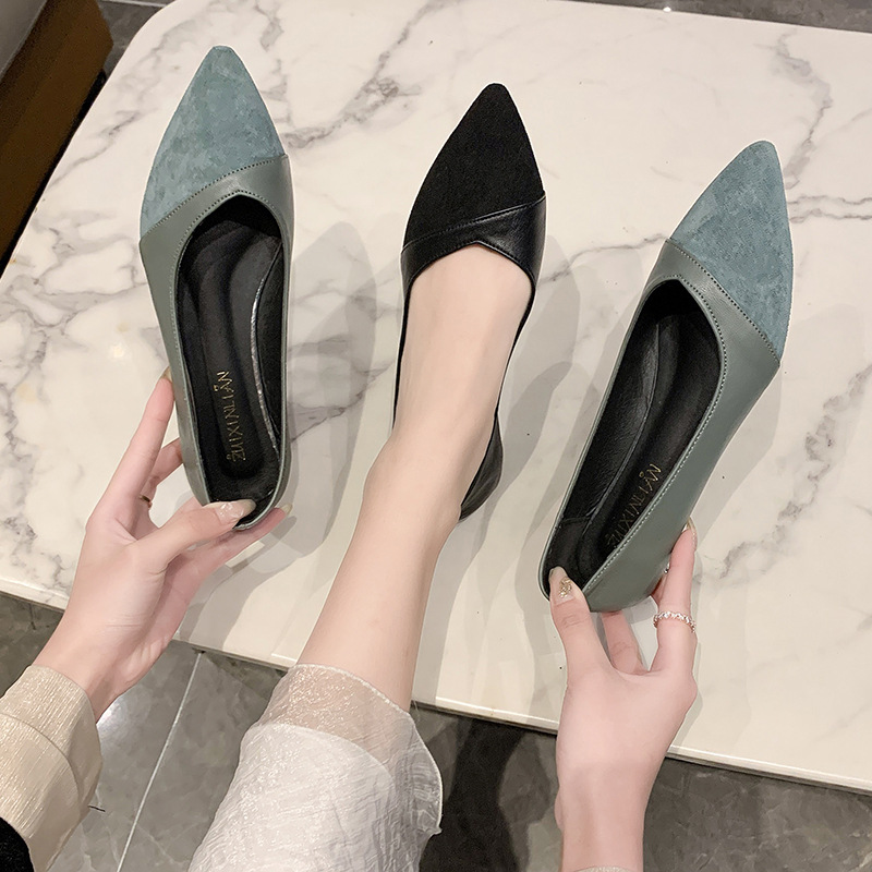 Czarne skórzane buty damskie n – Women Shoes Wedges recenzja i cena