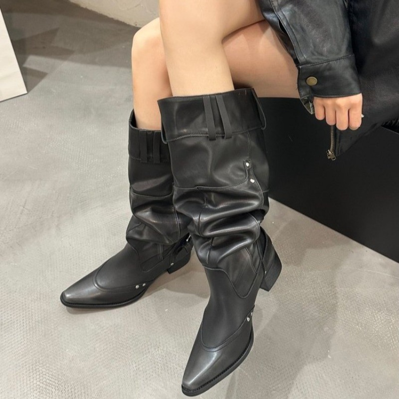 Damskie botki na wiosnę i lato – Block Heel Ankle Boots recenzja i cena