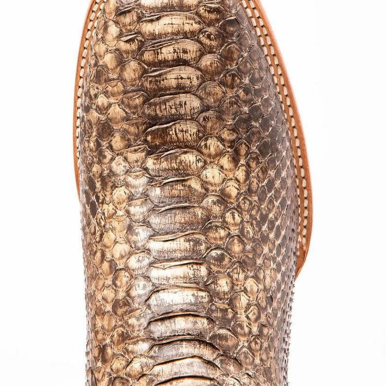 Męskie brązowe, postarzane skó – Block Heel Ankle Boots recenzja i cena