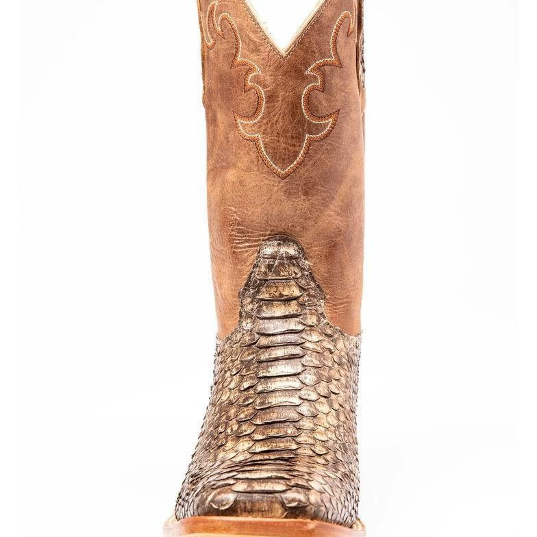 Męskie brązowe, postarzane skó – Block Heel Ankle Boots recenzja i cena