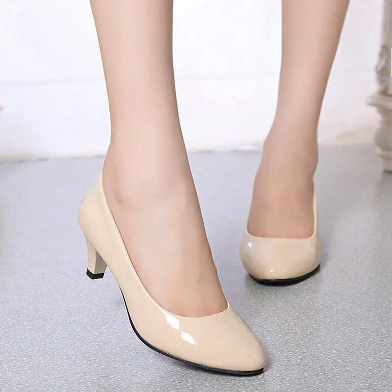 Damskie czółenka Nude Shallow  – Women'S Shoes For Work recenzja i cena